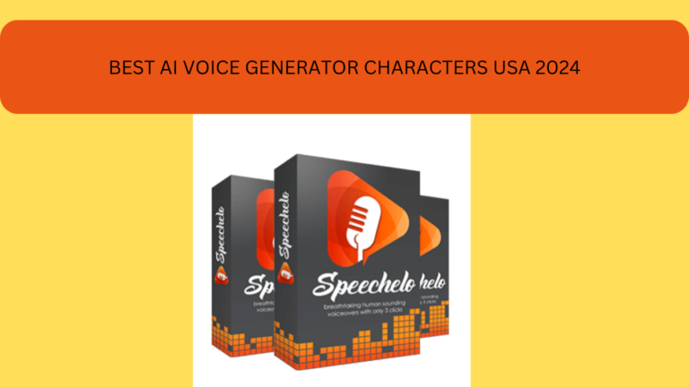 best ai voice generator characters USA 2024